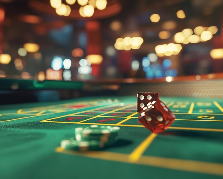 Live dealer at Infinite Blackjack table with multiple player hands visible on screen