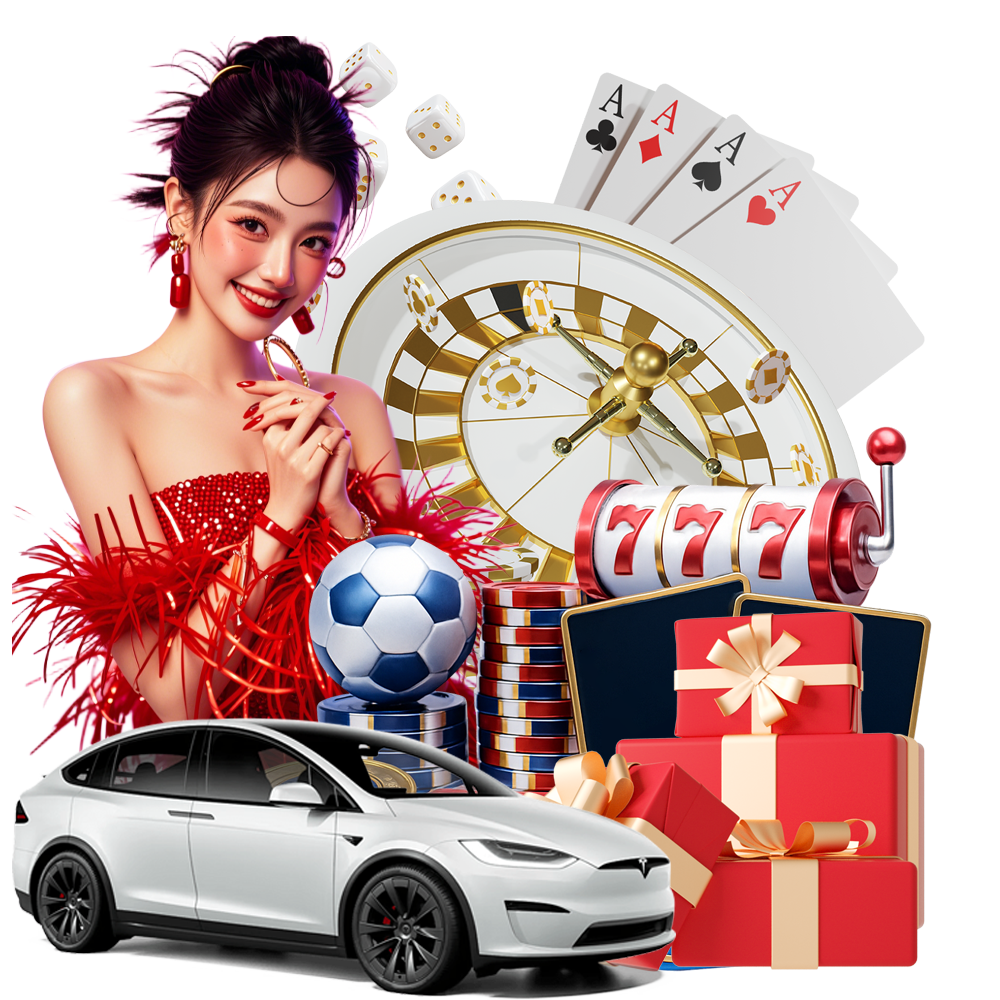 Pretty Gaming multi-camera live studio with professional dealer at jingga 888